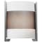 Access Lighting Iron, Wall Sconce, Brushed Steel Finish, Opal Glass 20739-BS/OPL - alternate 1